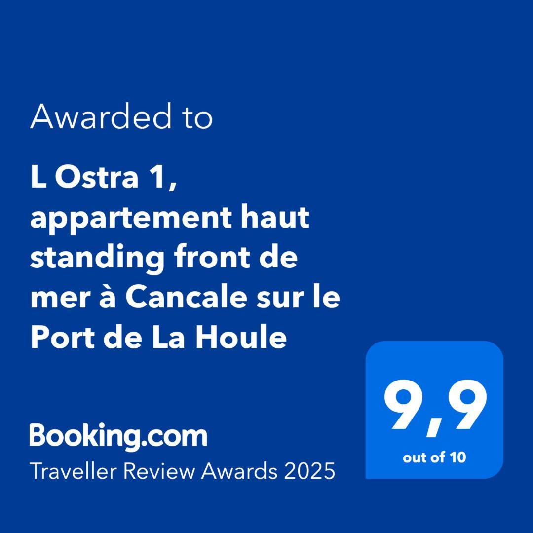 L Ostra 1, Appartement Haut Standing Front De Mer A Cancale Sur Le Port De La Houle Buitenkant foto